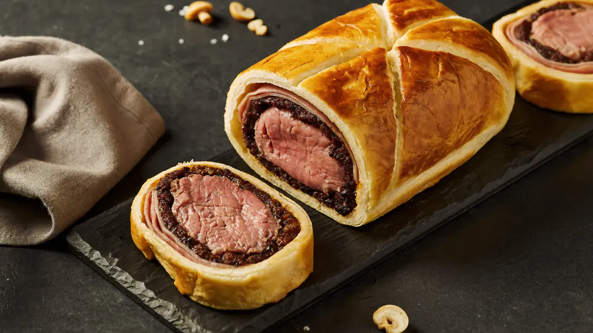 Beef wellington: zo ziet het gerecht eruit