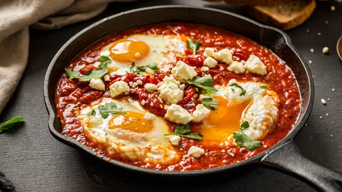 Shakshuka: zo ziet het gerecht eruit