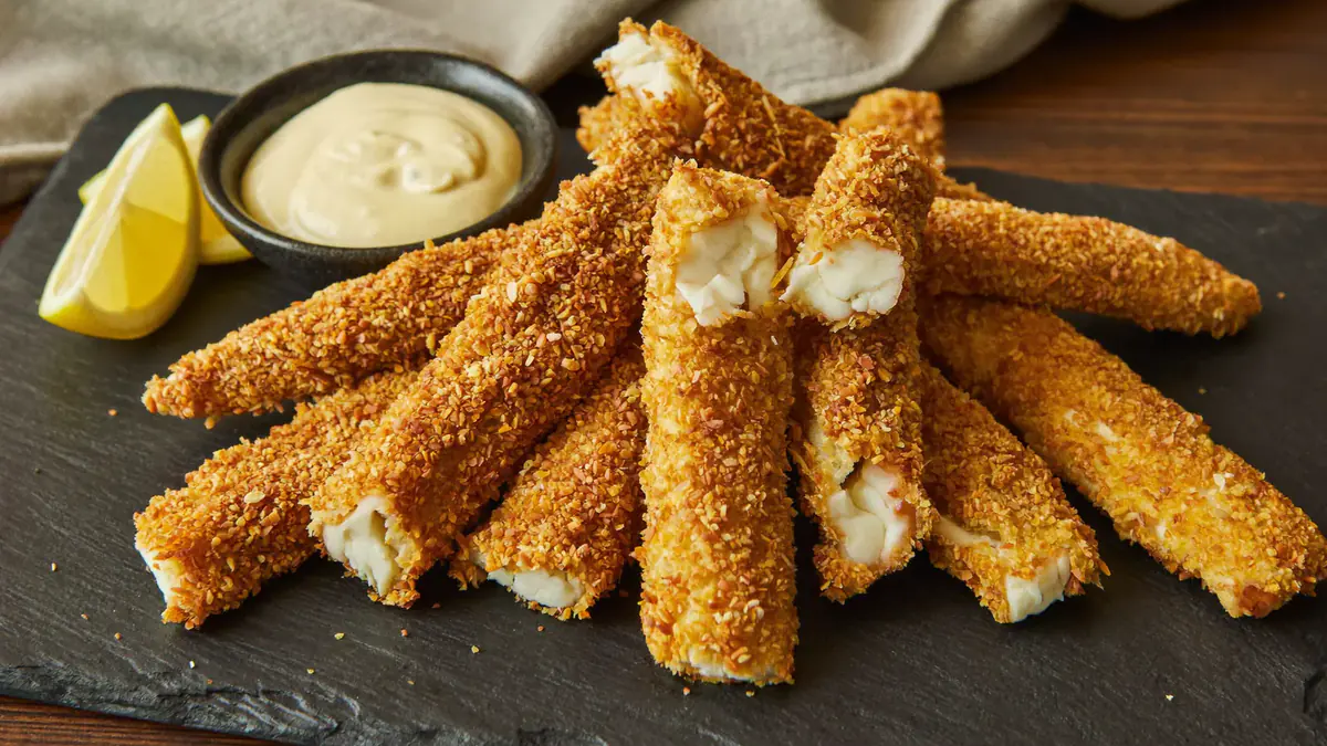 Vissticks uit de airfryer: zo ziet het gerecht eruit